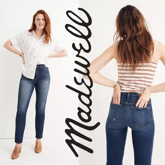 Madewell Denim - Madewell Slim Straight Jeans in William Wash NWT